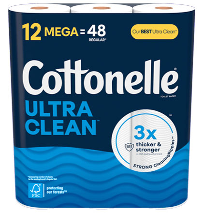Carrousel Papier hygiénique Cottonelle® Ultra Clean
