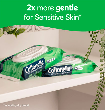 2x more gentle for Sensitive Skin Carousal