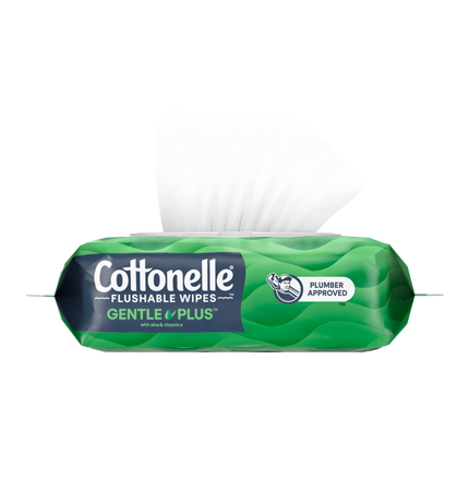Cottonelle® GentlePlus® Flushable Wipes