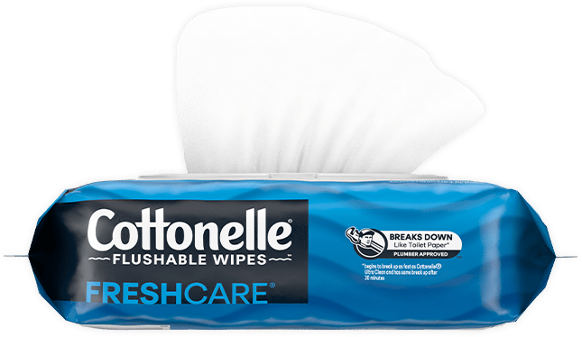 Cottonelle® Freshcare® Flushable Wipes